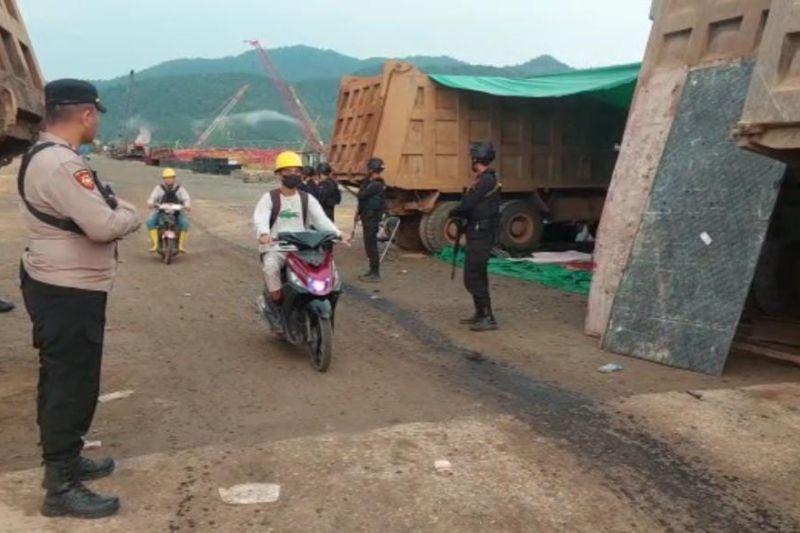 909 Aparat Keamanan TNI-Polri Masih Disiagakan di PT GNI Sulteng