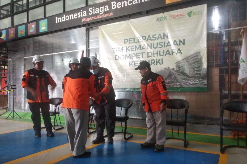 Wujud Solidaritas, Dompet Dhuafa Berangkatkan Relawan Bantu Korban Gempa Turki