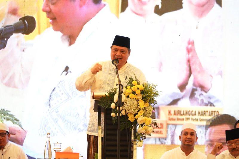Airlangga: Pesan Isra Miraj Jadikan Golkar Berpolitik Santun
