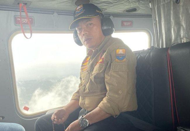 Gubernur Jambi Ikut Pantau Proses Evakuasi Kapolda Pakai Helikopter