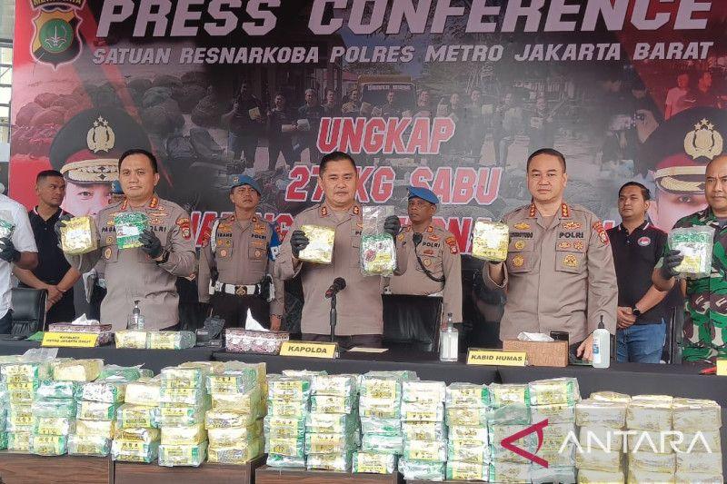 Polisi Bongkar Peredaran Sabu 227 Kilogram di Jakbar