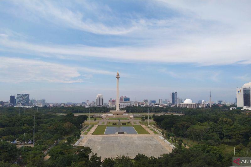 Pemprov DKI Suguhkan Air Mancur Menari di Monas saat Malam Pergantian Tahun