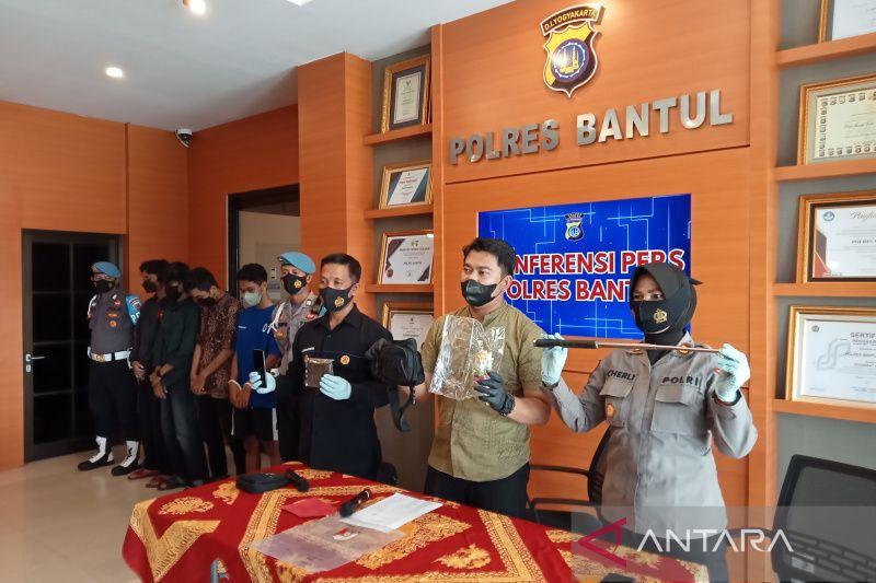 Polres Bantul Amankan Empat Remaja yang Diduga Pelaku Kejahatan Klitih