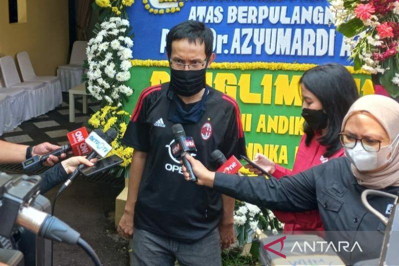 Keluarga Tampik Kabar Azyumardi Azra Meninggal karena Covid-19