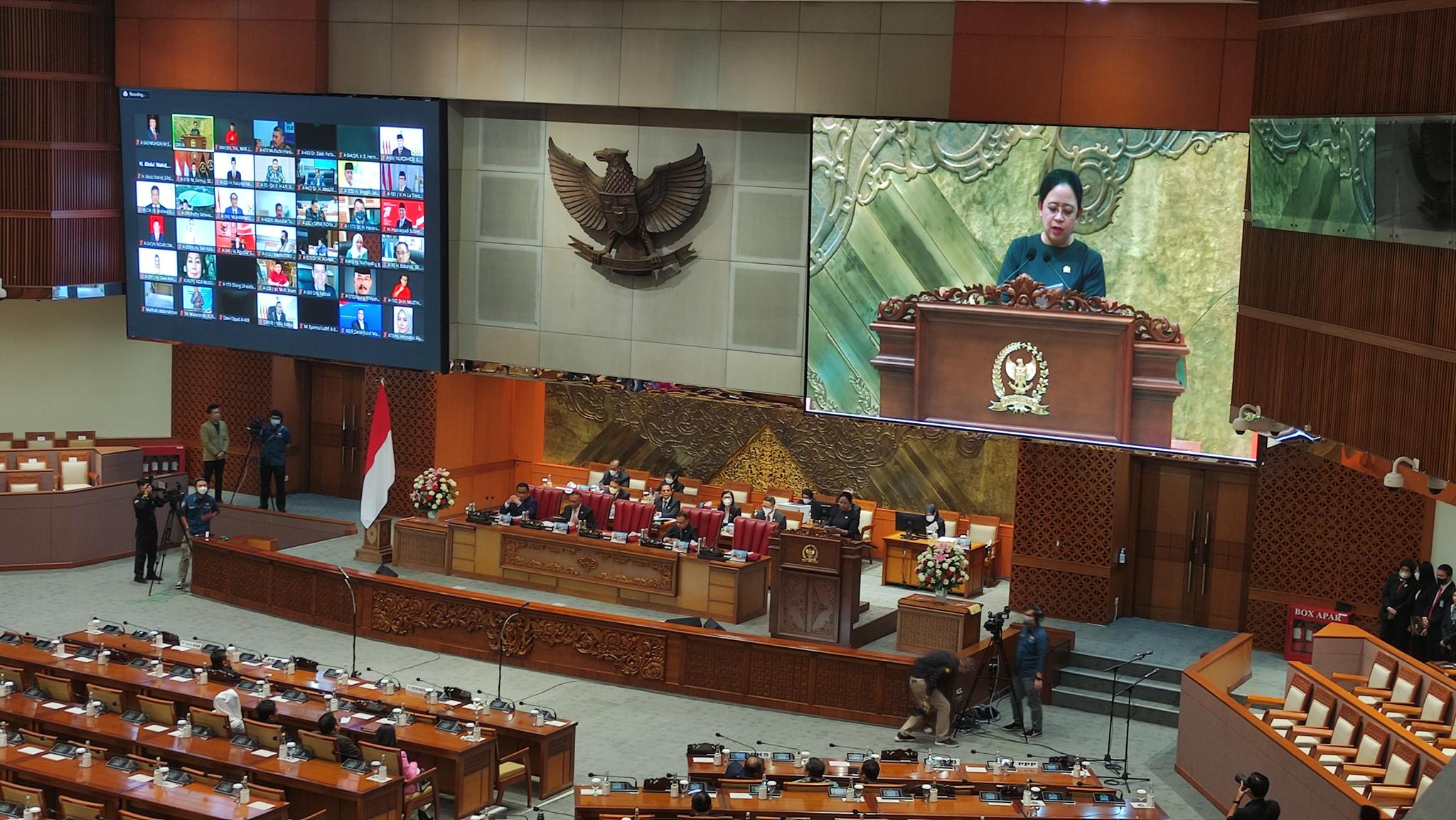 DPR Gelar Rapat Paripurna Pengesahan Laksamana Yudo Margono Jadi Panglima TNI