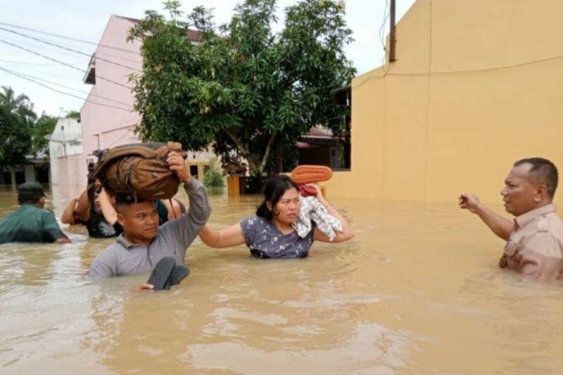 Banjir Landa Labura Sumut, Ribuan Rumah Warga Terendam