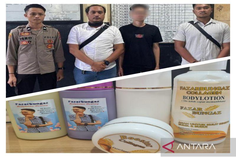 Polda Kalsel Ciduk Selebgram Jual Body Lotion Tanpa Izin Edar BPOM