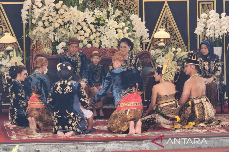 Pesan Jokowi untuk Anak dan Cucunya saat Ngunduh Mantu Kaesang-Erina