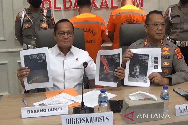 Polda Kaltim Tetapkan 2 Tersangka Kasus Pertambangan Ilegal, Rekan Ismail Bolong?