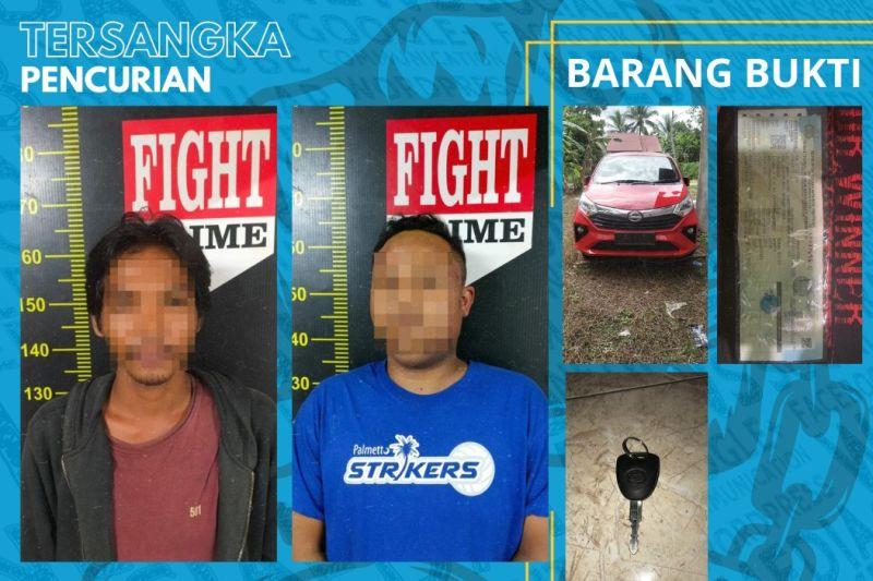 Polres Kubu Raya Tangkap Dua Warga Semarang Pelaku Pencurian Mobil di Kalbar