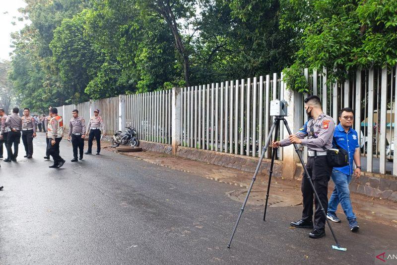 Polisi Pakai 3D Laser Scanner saat Rekonstruksi Kecelakaan Mahasiswa UI