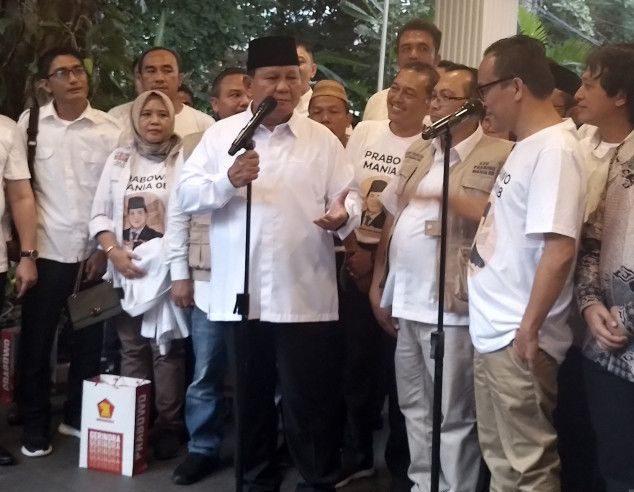 Usai Terima Immanuel Ebenezer, Prabowo Subianto siap Lanjutkan Kepemimpinan Jokowi