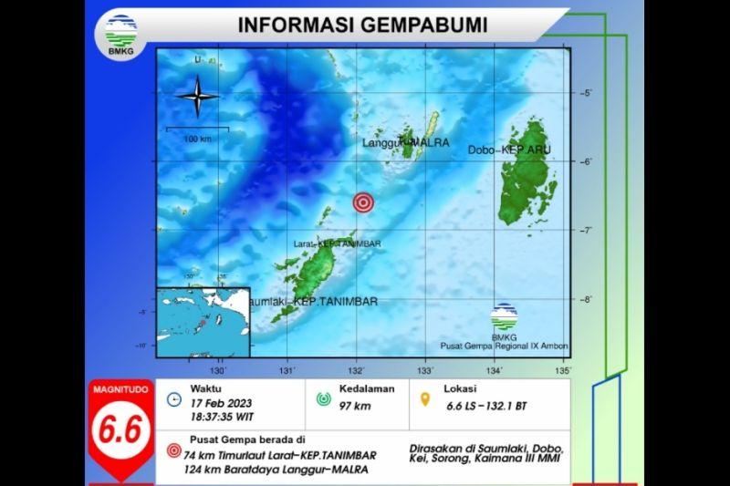 BMKG Sebut Gempa M 6,6 di Maluku akibat Aktivitas Subduksi Lempeng Laut Banda