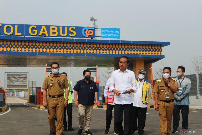 Belum Rampung, Jokowi Resmikan Tol Cibitung-Cilincing dan Serpong-Balaraja
