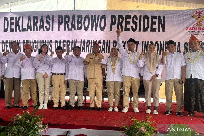 Jari Raya Deklarasikan Dukung Prabowo Jadi Capres 2024 di Palembang