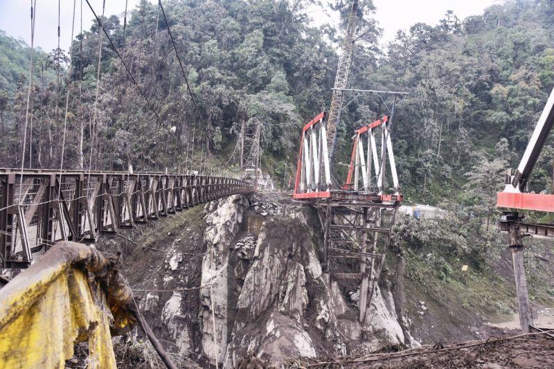 Pasca-erupsi Gunung Semeru, Jembatan Gantung Gladak Perak di Lumajang Masih Ditutup