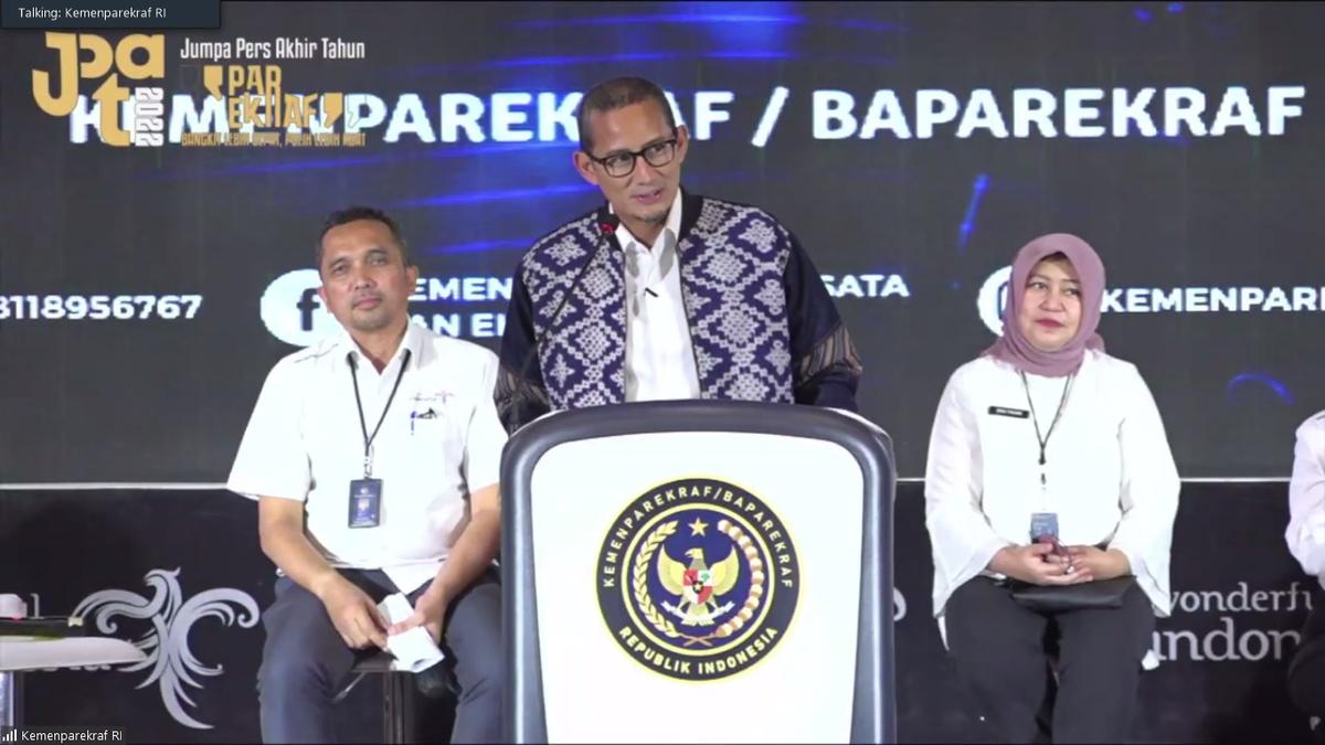 Sandiaga Uno Realisasikan KUR Sektor Parekraf di 5 DSPN Capai Rp15,2 Triliun
