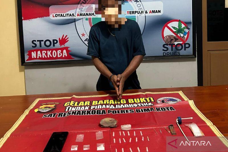Polisi Berhasil Sita Puluhan Poket Sabu-sabu dari Pengedar di Bima NTB
