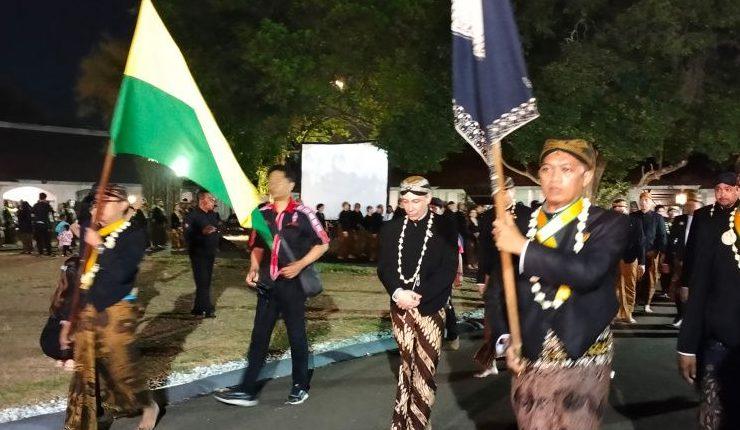 GPH Paundrakarna jadi Cucuk Lampah Kirab Pusaka Malam 1 Suro Puro Mangkunegaran