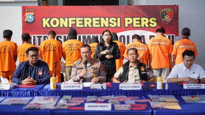 Polda Riau Gagalkan Penyelundupan 39 Pekerja Migran Ilegal ke Luar Negeri