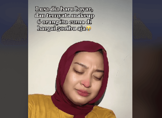 Viral! Makeup Artist Ini cuma Dibayar Rp50 Ribu usai Merias 6 Orang, Nyesek Banget