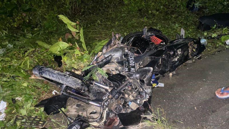 Tabrakan Mobil Boks vs Motor di Konawe Selatan, 2 Orang Tewas
