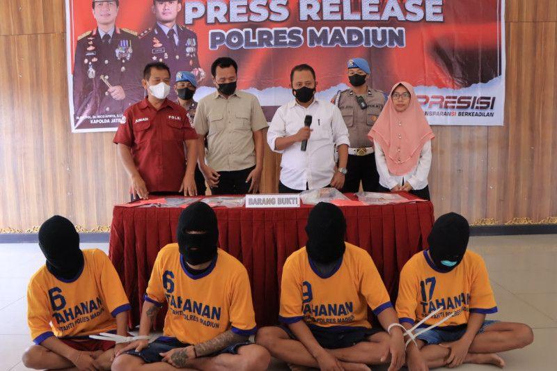 Polres Madiun Ungkap Kasus Narkoba dan 4 Obat Keras Selama Bulan Agustus