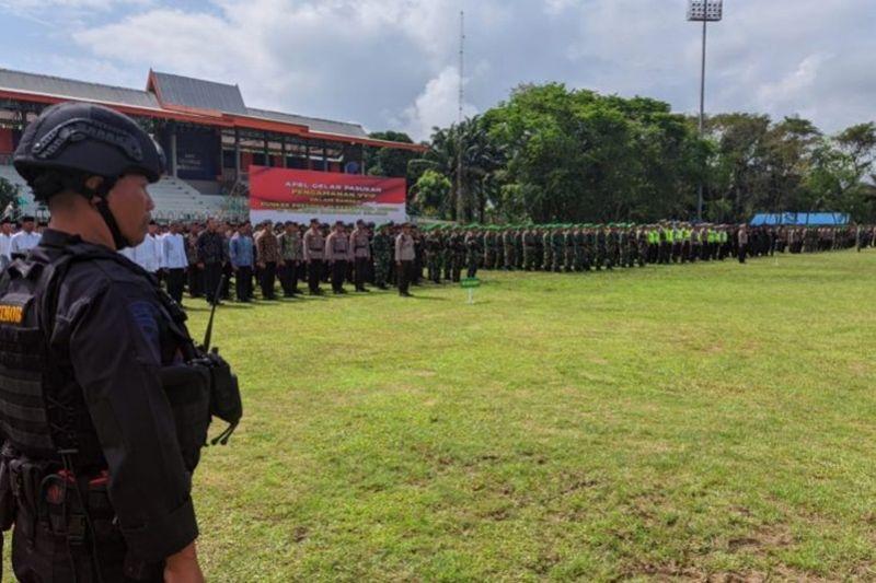 Ribuan Personel Ikut Apel Pengamanan Kedatangan Presiden Jokowi di Tabalong