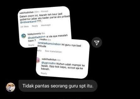 Beredar Pesan Pribadi Ridwan Kamil Sebelum Guru Honorer di Cirebon Dipecat