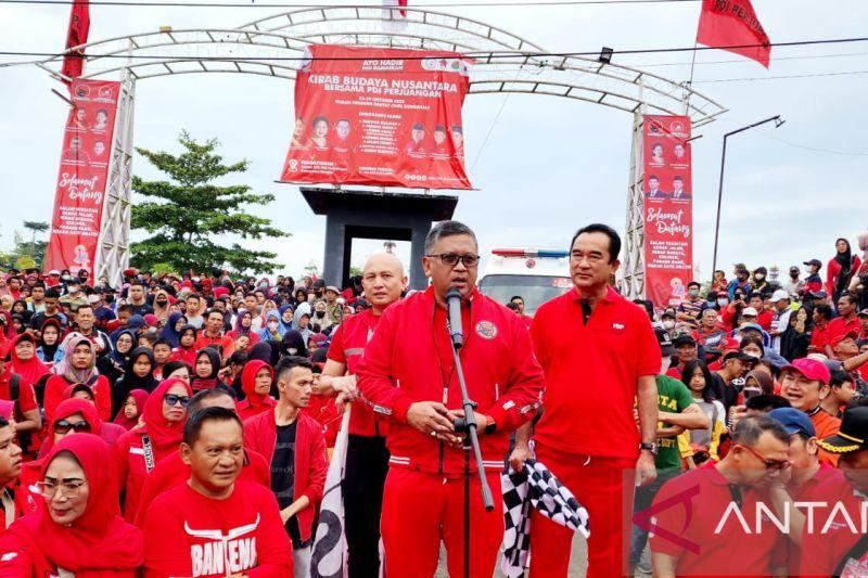 PDIP Gelar Kirab Budaya Rayakan Sumpah Pemuda di Pangkal Pinang