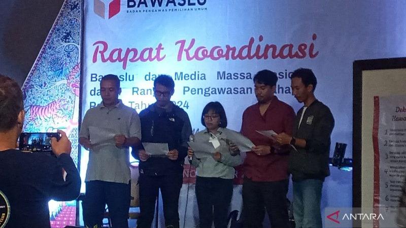 Kawal Pemilu 2024, Bawaslu-Jurnalis Bentuk Forum Pewarta Pemilu Indonesia