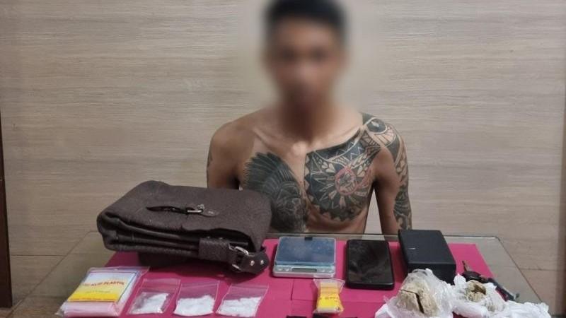 Polisi Sita 86,22 Gram Sabu dari Penyelundup Narkoba ke Lapas