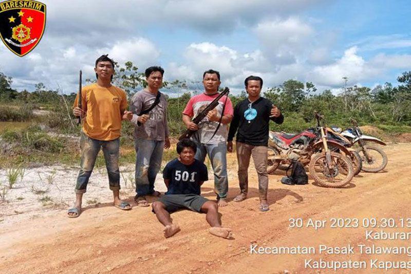 Sempat Kabur 4 Bulan, Penembak Karyawan Perusahaan di Kapuas Ditangkap
