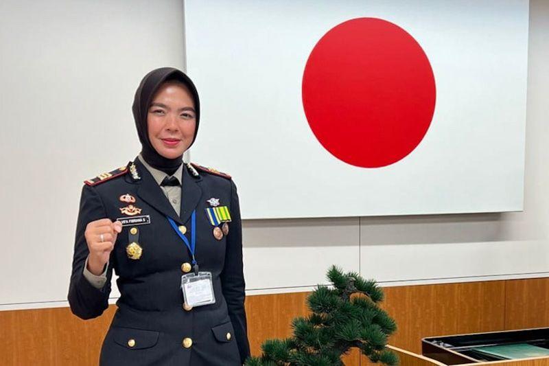 Keren! Polwan Aceh Wakili RI Studi Banding Sistem Kepolisian ke Jepang