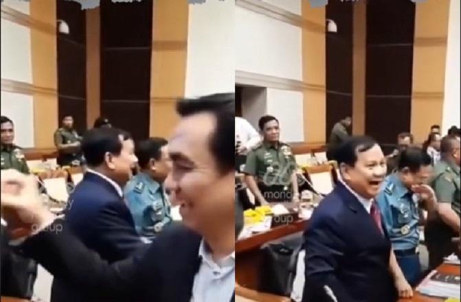 Viral Prabowo Subianto 'Ngegas' Effendi Simbolon: Berani Kau Ya!