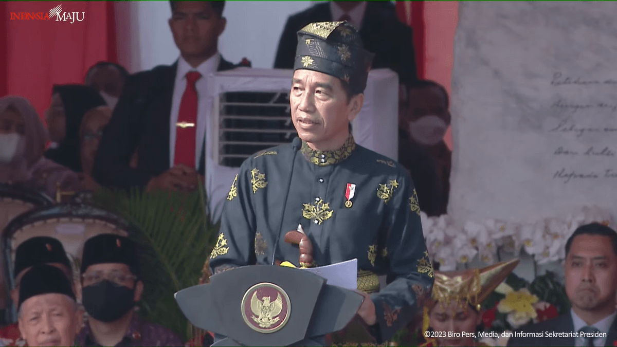 Presiden Jokowi, Ideologi Pancasila Berhasil Jaga Stablitas Ekonomi dan Sosial Politik