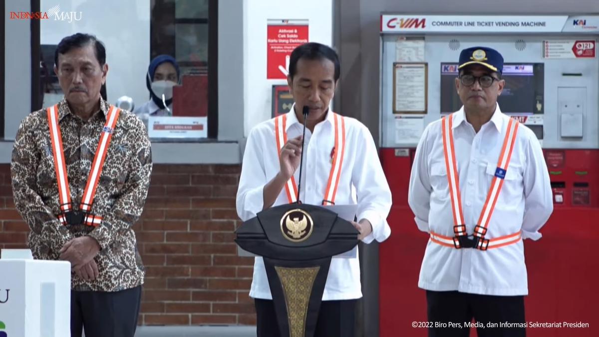 Jokowi Resmikan Pengembangan Fasilitas Stasiun Manggarai Tahap I