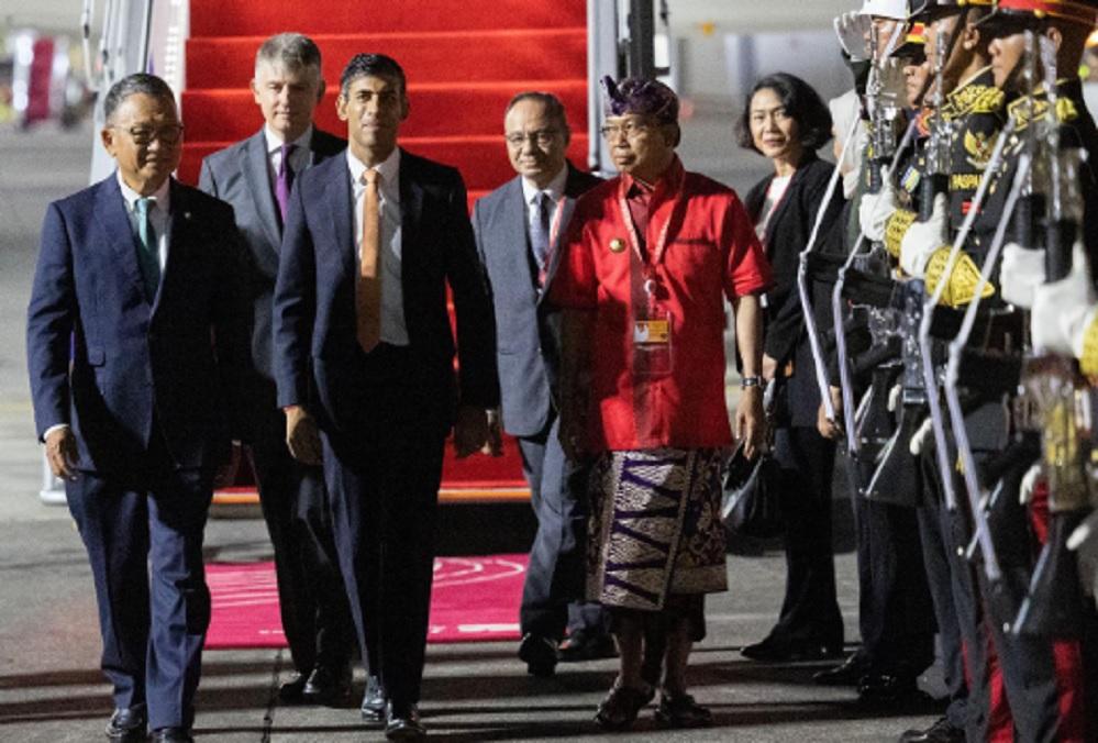 PM Inggris Rishi Sunak Tiba di Bali Penuhi Undangan KTT G20