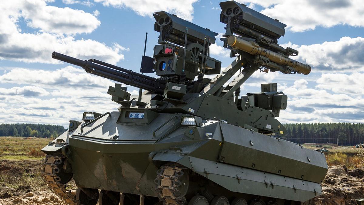 Rusia Luncurkan Robot Tempur Anti-tank Abrams dan Leopard