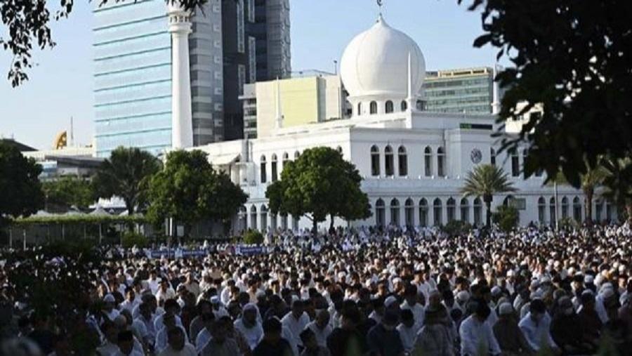 Begini Suasana Salat Iduladha di Masjid Al-Azhar Jaksel
