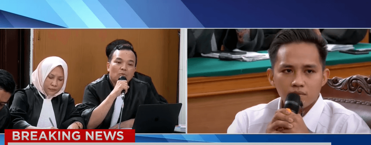 Dengan Mata Berkaca-kaca Eliezer Menyesal Tembak Yosua