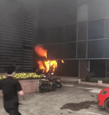 Kebakaran di Gedung Kemenkum HAM Gegara Korsleting Listrik