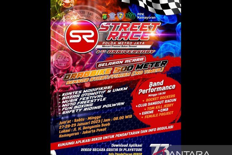Polda Metro Jaya Kembali Gelar Event Street Race di Kemayoran