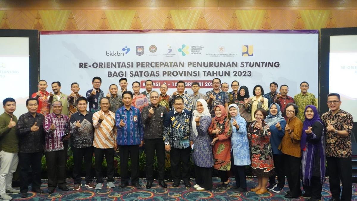 BKKBN Gelar Reorientasi Satgas 2023, Hasto Wardoyo Tekankan 5 Hal untuk Percepat Turunkan Stunting