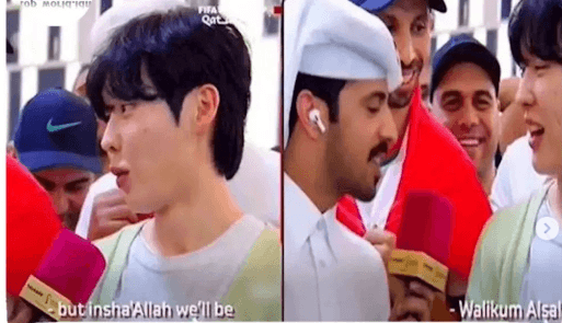 Viral Suporter Korsel Fasih Bahasa Arab, Reporter Qatar sampai Terkejut, Netizen: Oppa Wan Abud