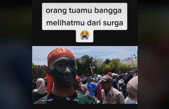 Viral! Video Haru Taruna TNI, Momen Kelulusan Tak Ada Orangtua karena Sudah Yatim Piatu