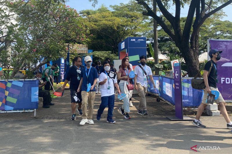 Penonton Formula E Mulai Padati Sirkuit Jakarta E-Prix