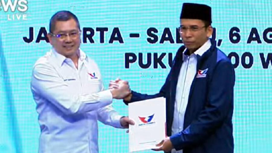 TGB Muhammad Zainul Majdi Dilantik Jadi Ketua Harian Nasional Partai Perindo