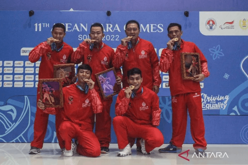 Mantap! Bulu Tangkis Sumbang Emas Pertama Indonesia di ASEAN Para Games 2022