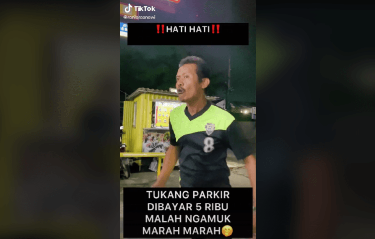 Tukang Parkir Ngamuk Dikasih Rp5 Ribu oleh Pengunjung Minimarket, Ujungnya Minta Maaf di Kantor Polisi